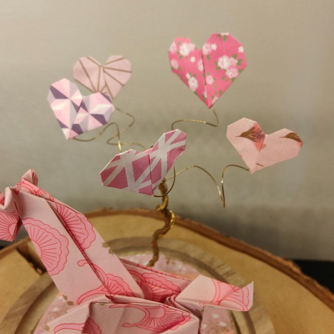 cloche lumineuse licorne et coeurs